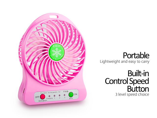 Mini Portable USB Rechargeable Fan