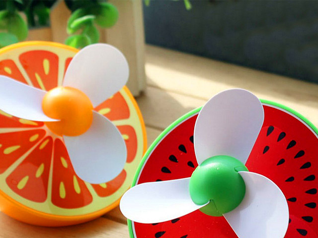 USB Fruit Rechargeable Fan