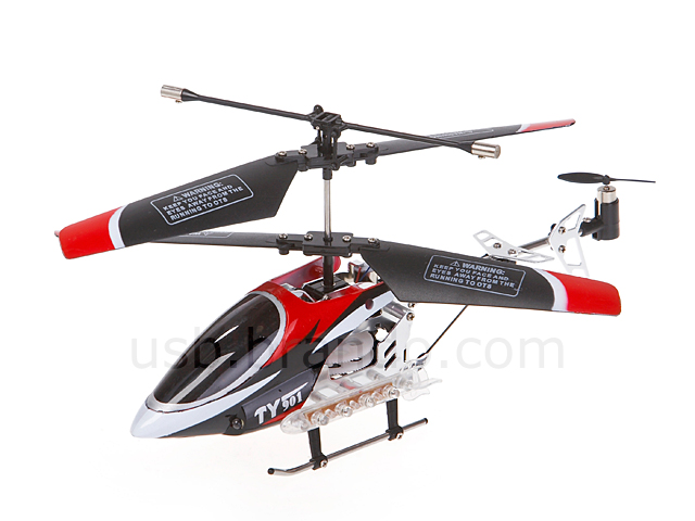 Tiny USB Rechargeable IR Helicopter (with Flashing Colors LED)