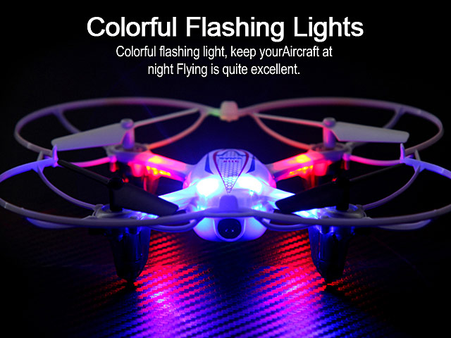 Syma X11C RC Quadcopter with Camera & LED Lights