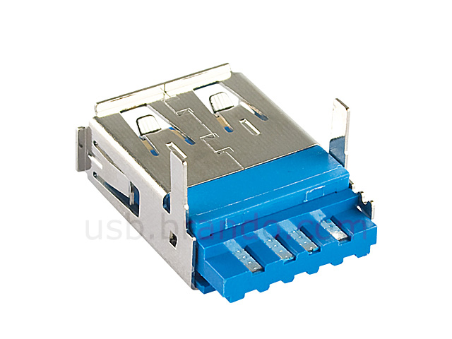 USB 3.0 Type A Female Solder Type Connector