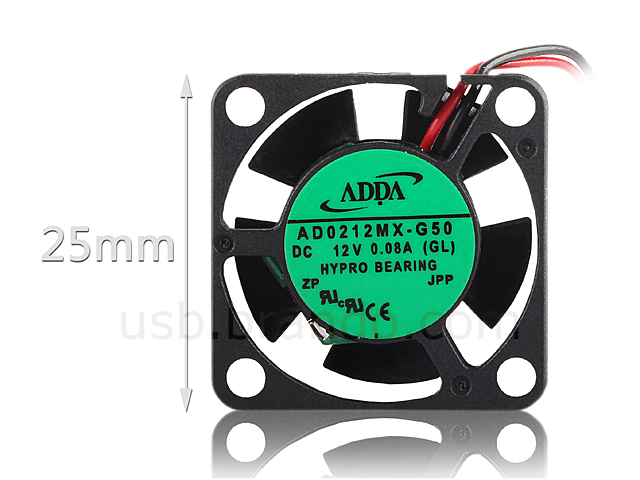 ADDA 2510 25mm Silent Cooling Fan