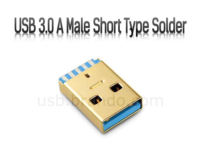 USB 3.0 A Male Short Type Solder