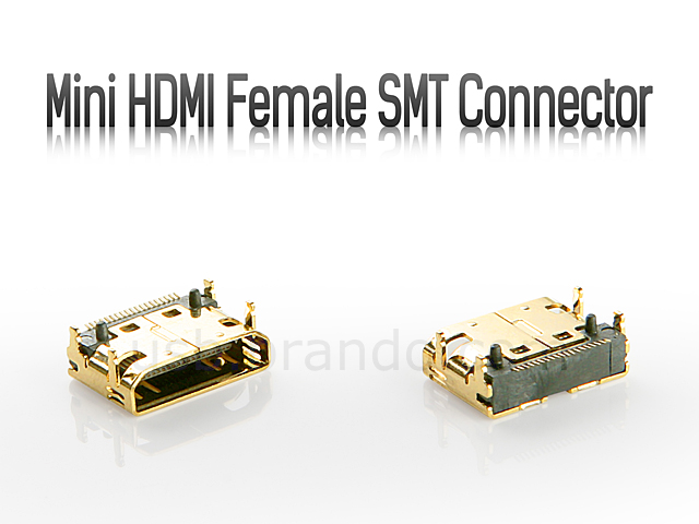 Mini HDMI Female SMT Connector