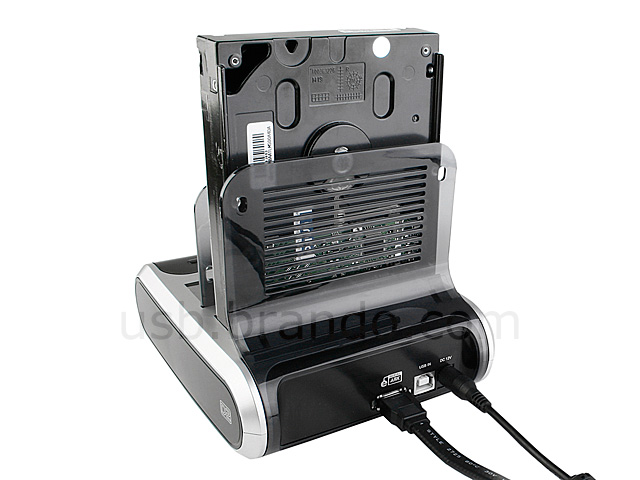 Dual SATA HDD Multi-Function Dock with OTB + Wireless Adapter (USB + eSATA)