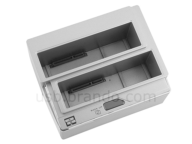 USB 3.0 Dual SATA HDD Dock with One Touch Backup