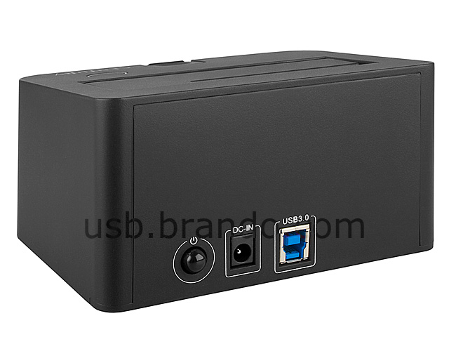 USB 3.0 SATA HDD Dock with 3-Port Hub