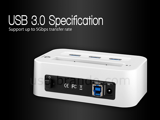 ORICO USB 3.0 2.5" SATA HDD Dock with 3-Port Hub