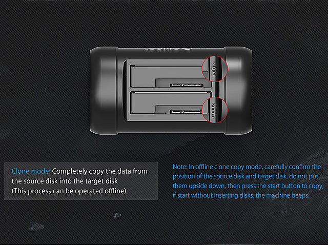 USB 3.0 Dual SATA Duplicator Dock