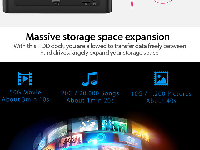 Type-C SATA HDD Dock