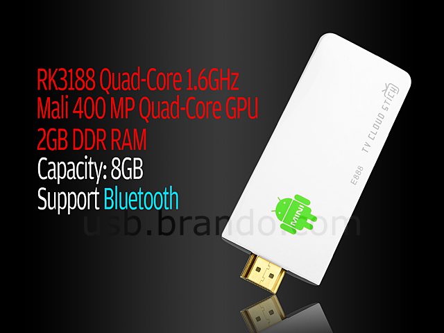 E888 Quad-Core Bluetooth Android Thumb PC
