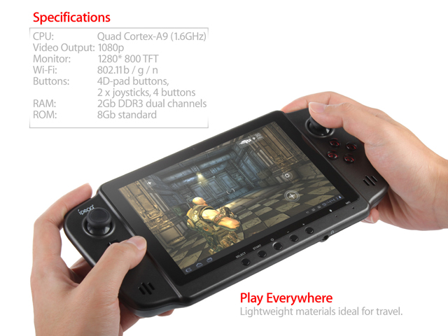 IPEGA 7" Quad Core HD Android Gaming Tablet - PG9700