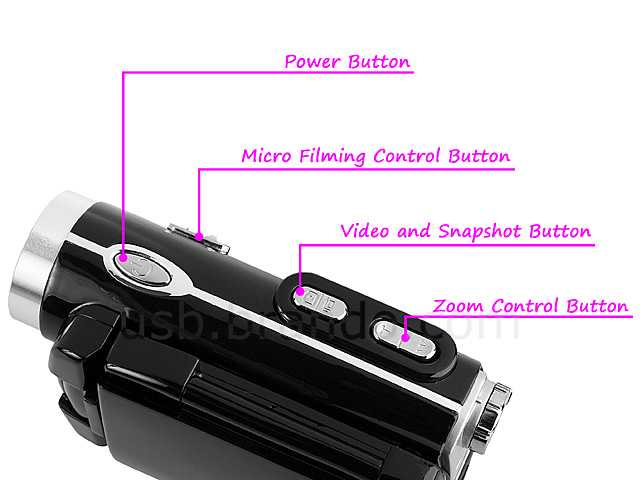 Digital Video Camcorder with Solar Charger