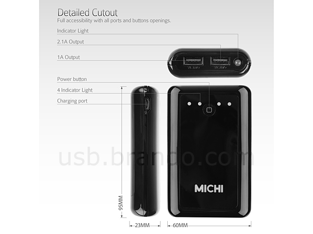 Michi Strengtholic 8,400mAh