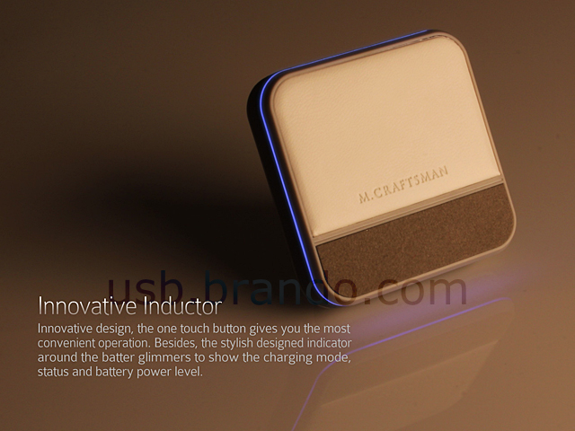 M.Craftsman Breathe - Luxury Portable Charger 2,750mAh