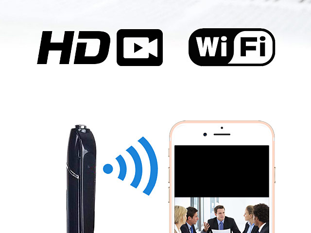 HD Wi-Fi Spy Pocket Video Audio Recorder Pen