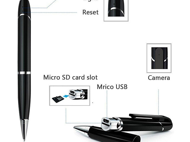 HD Wi-Fi Spy Pocket Video Audio Recorder Pen