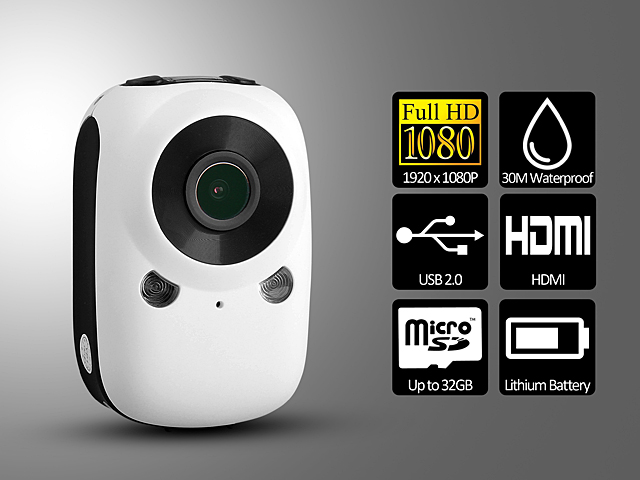 30M Waterproof Sports HD Cam