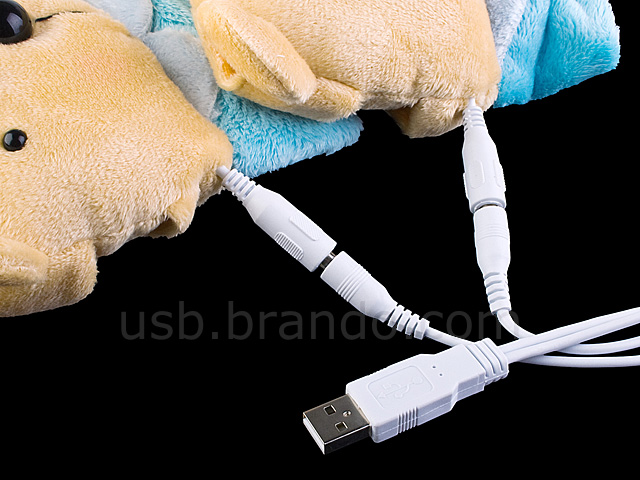 USB Bear Heating Gloves