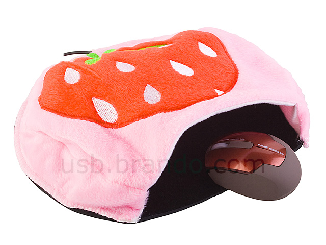 USB Strawberry Warmer Mouse Pad