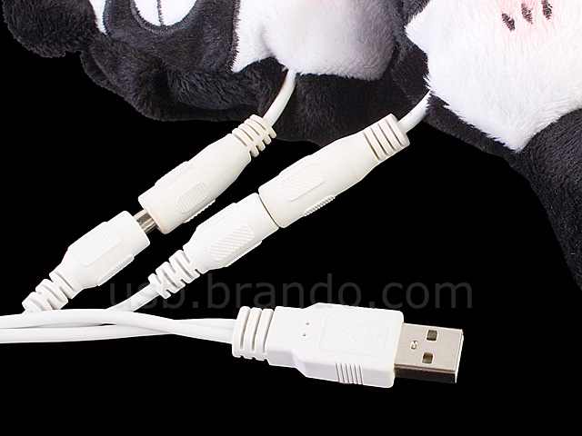 USB Panda Heating Gloves