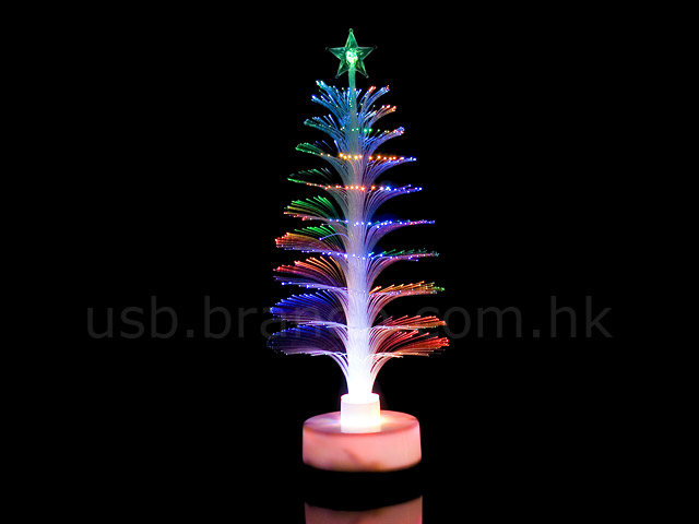 USB Fiber Optic Christmas Tree(White)