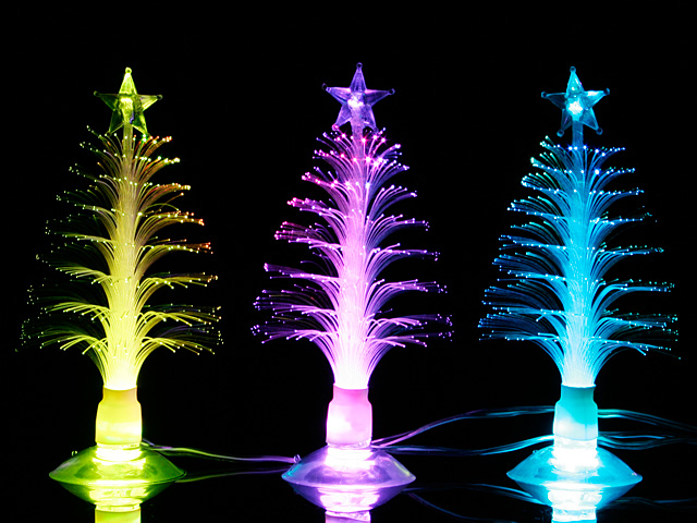 USB Mini Fiber Optic Christmas Tree