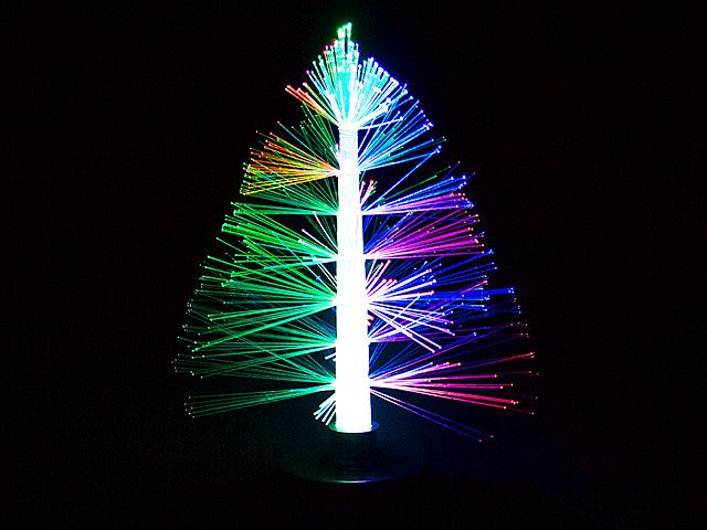 USB Fiber Optic Christmas Tree III