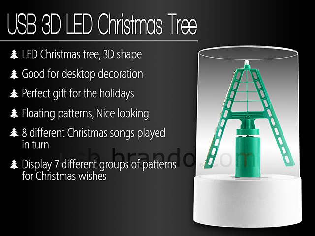 USB 3D LED Christmas Tree