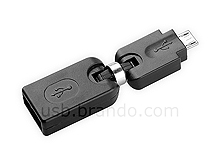 360° x 360° USB A Female to Micro-B Male Adapter