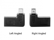 Micro-B Male to Type-C Female Adapter (Horizontal 90°)