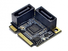 Mini PCI-Express to Dual SATA 3.0 Expansion Card