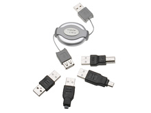 5 in 1 USB Retractable Travel Cable