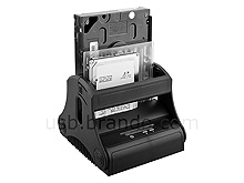 SATA Dual HDD Docking Station with Power + eSATA Extension Kit