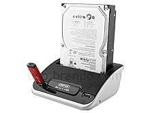 SATA HDD Dock Station with 2-Port Hub (USB + eSATA) (Y-1063)