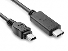 USB 3.1 Type-C Male to mini USB 5-Pin Male Cable