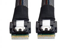 Slim SAS 4.0 SFF-8654 4i 38pin Host to SFF-8654 38pin Target Raid Cable