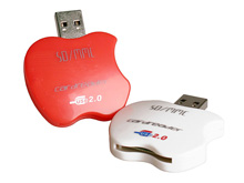 8 in 1 Mini Card Reader (Apple in Shape)