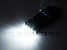 USB Rechargeable Torch with Card Reader