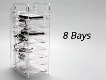 DIY Hanging Hard Drive Cage with Cooling Fan (8 Bays)