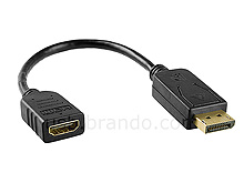 Display Port Male to HDMI Female Cable