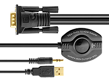 VGA + Audio to HDMI Adapter Cable