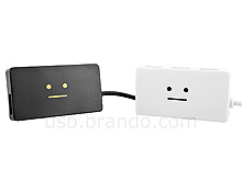 USB Smiling Face 4-Port Hub