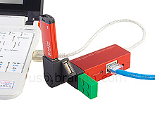 USB 3-Port Hub with Ethernet Adapter