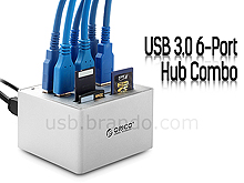 ORICO  USB 3.0 6-Port Hub Combo