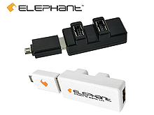 Elephant MicroUSB OTG 3-Port Hub (OTG-002)