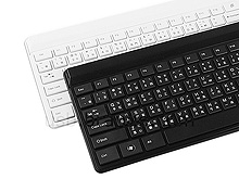 Connectland Ultra Slim USB Keyboard with Protective Skin