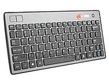 USB 2.4GHz Wireless Multimedia Mini Keyboard with Trackball