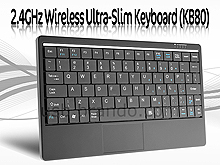 2.4GHz Wireless Ultra-Slim Keyboard (KB80)