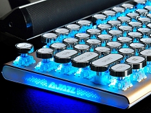 USB Steam Punk Illuminated Game Keyboard